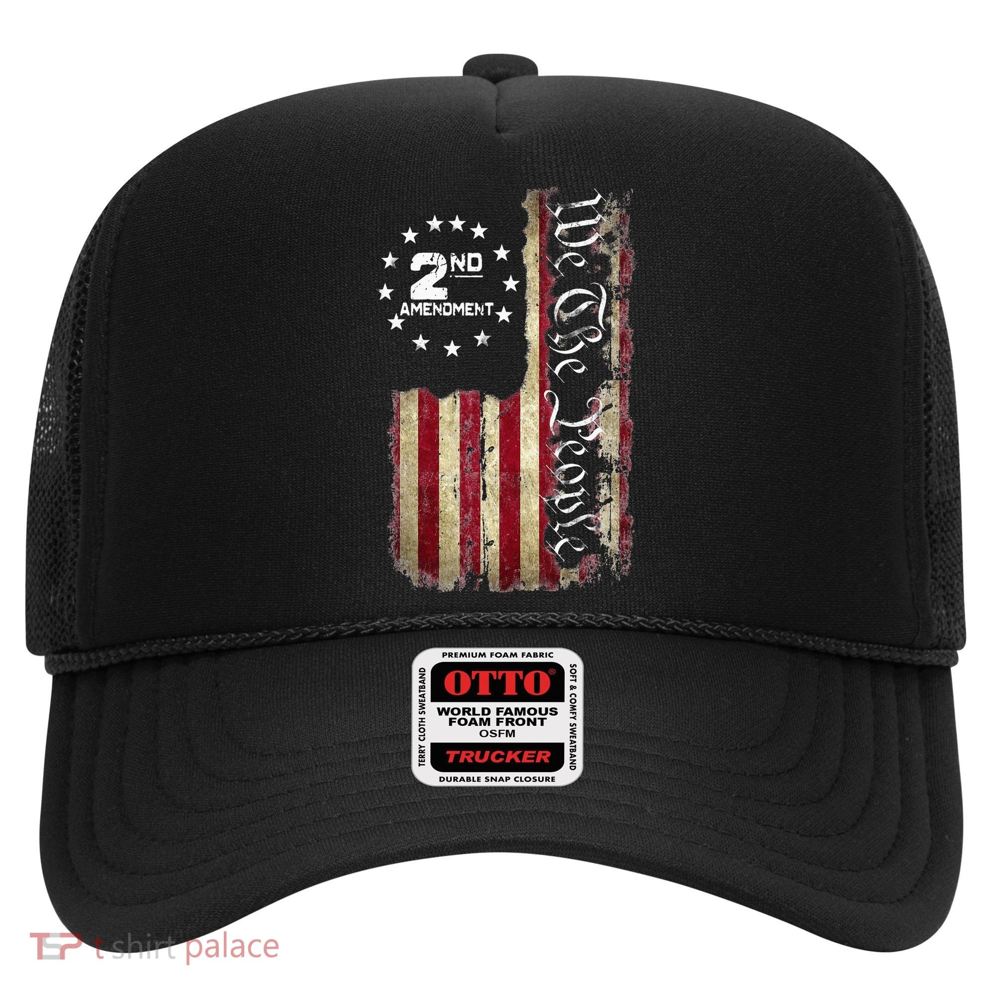 American Flag Patriotic We The People 2nd Amendment Hat