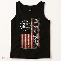 American Flag Patriotic We The People 2nd Amendment Tank Top thumb 2