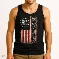 American Flag Patriotic We The People 2nd Amendment Tank Top thumb 3