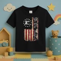 American Flag Patriotic We The People 2nd Amendment Toddler T-Shirt thumb 3