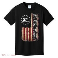 American Flag Patriotic We The People 2nd Amendment Kids T-Shirt thumb 0