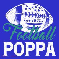 American Football Poppa Happy FatherS Day Dad Grandpa Meaningful Gift T-Shirt thumb 7