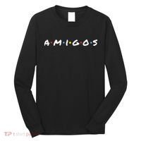 Amigos Fun Pop Culture Friends Humor Cute Long Sleeve Shirt thumb 0