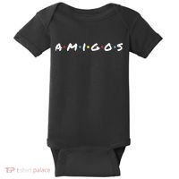 Amigos Fun Pop Culture Friends Humor Cute Baby Bodysuit thumb 0
