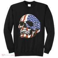 American Flag Patriotic Skull Sweatshirt thumb 0