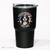 American Flag Proud Bernese Mountain Dog Dad Tumbler thumb 0