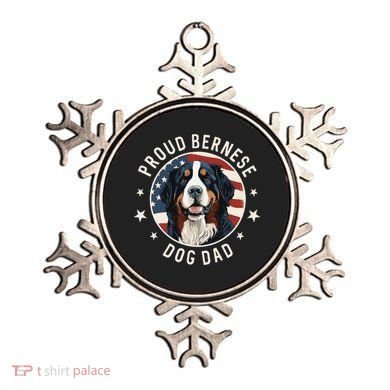 American Flag Proud Bernese Mountain Dog Dad Ornament