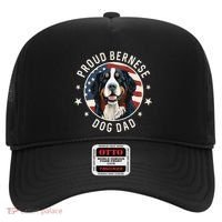 American Flag Proud Bernese Mountain Dog Dad Hat thumb 0