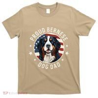 American Flag Proud Bernese Mountain Dog Dad T-Shirt thumb 0
