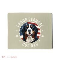 American Flag Proud Bernese Mountain Dog Dad Mousepad thumb 0