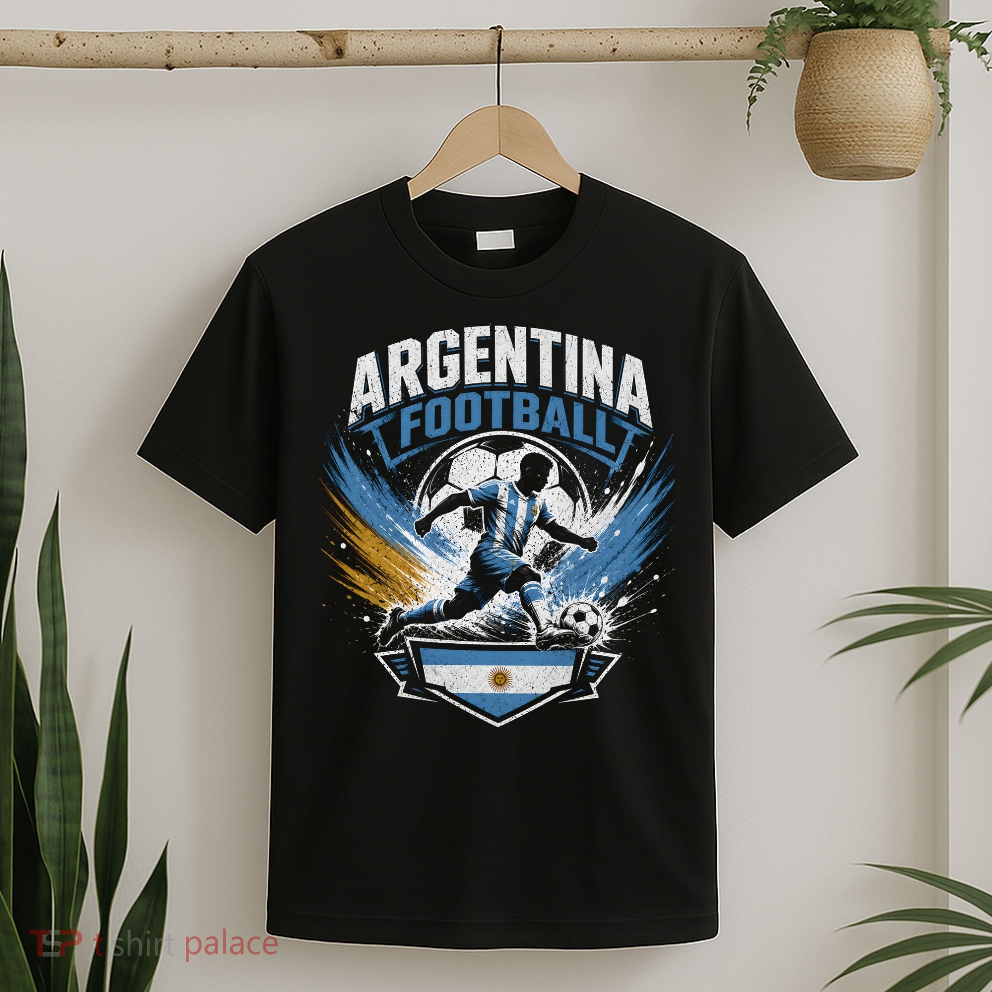 Argentina Football Passion Fans And Players T-Shirt