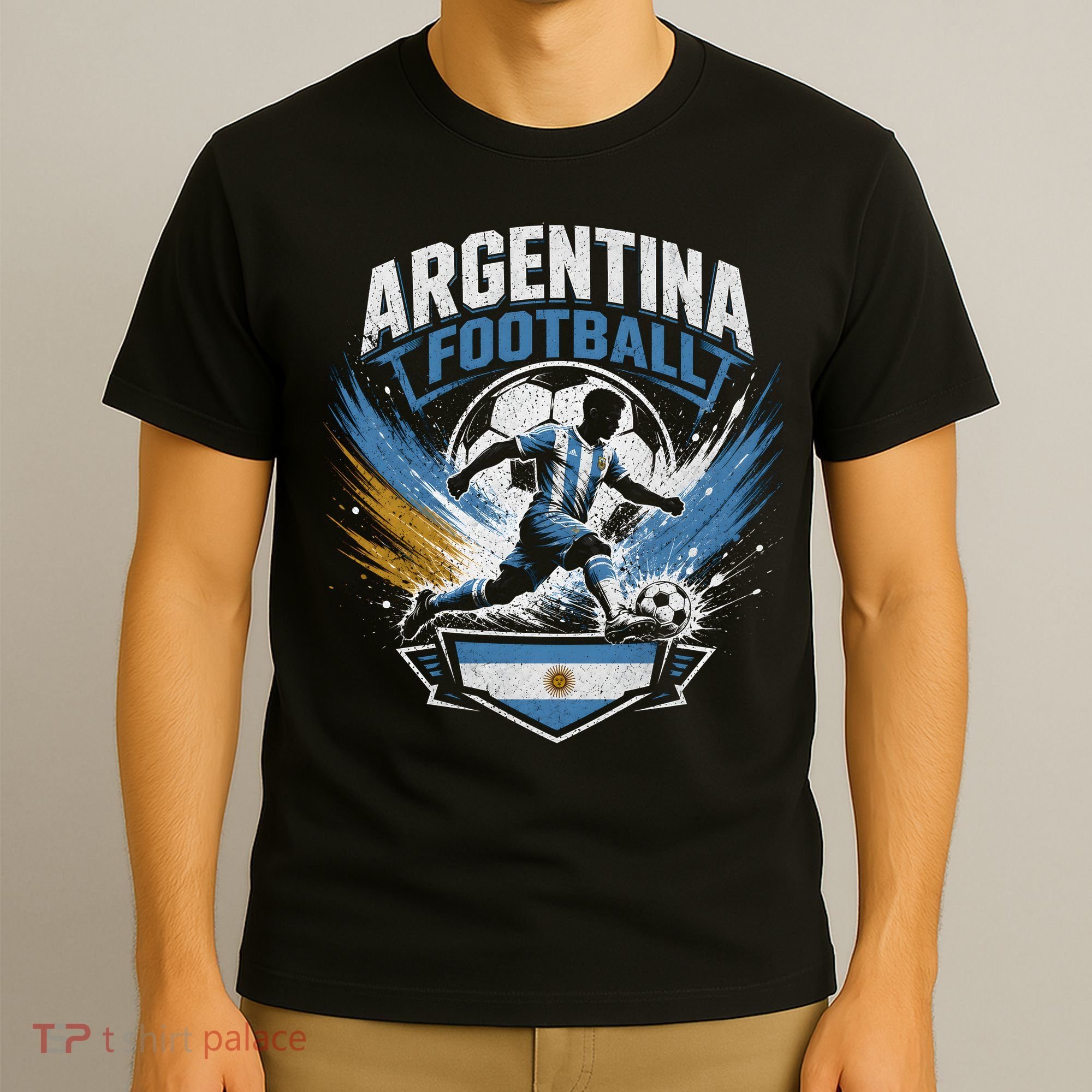 Argentina Football Passion Fans And Players T-Shirt