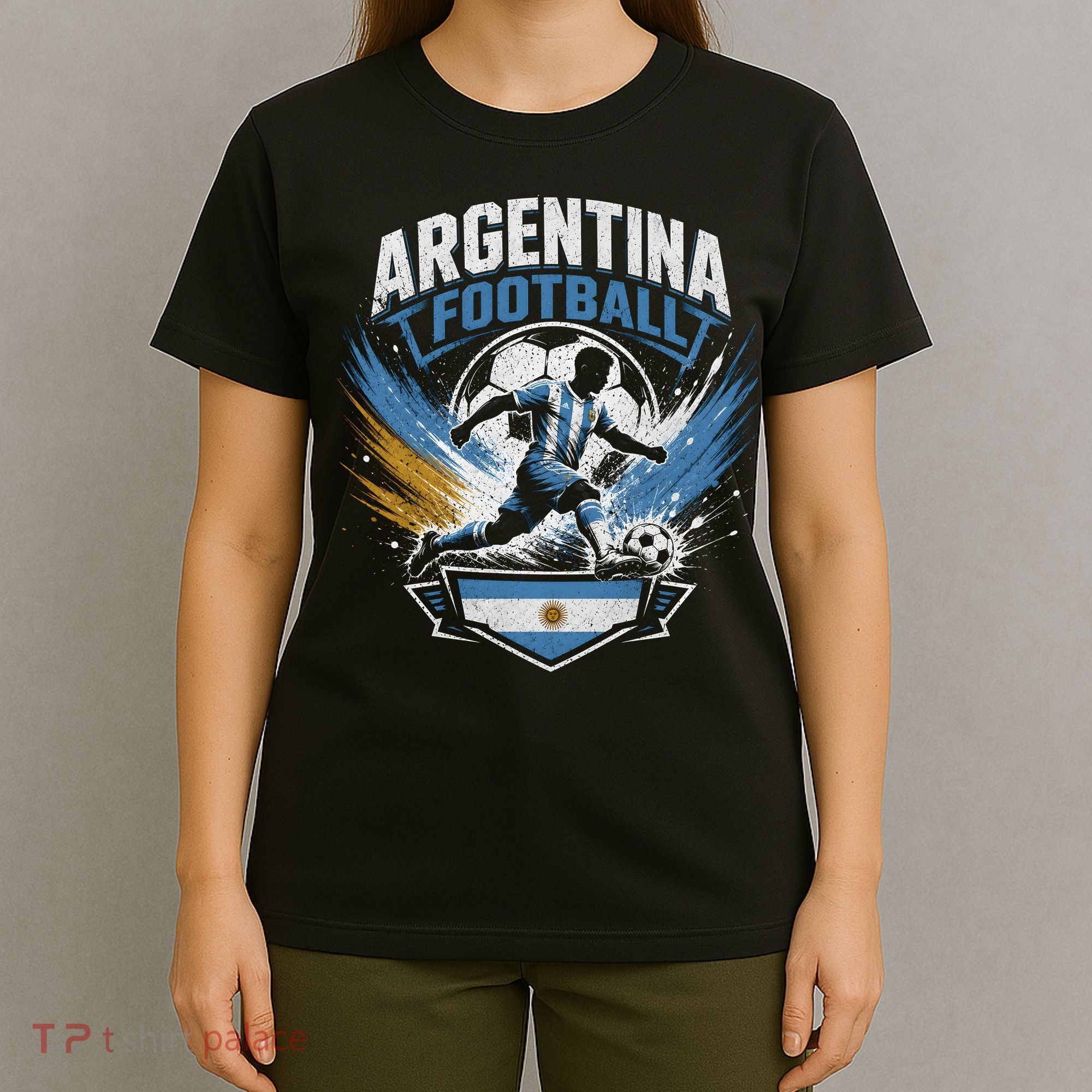 Argentina Football Passion Fans And Players T-Shirt