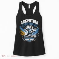 Argentina Football Passion Fans And Players Women's Tank Top thumb 0