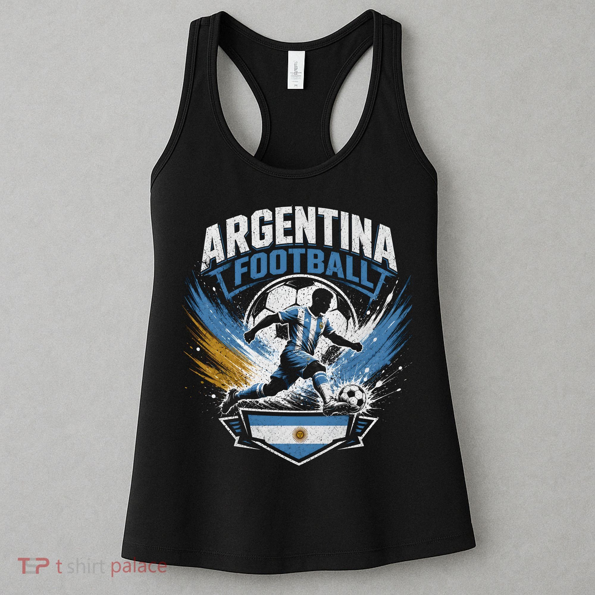 Argentina Football Passion Fans And Players Women's Tank Top