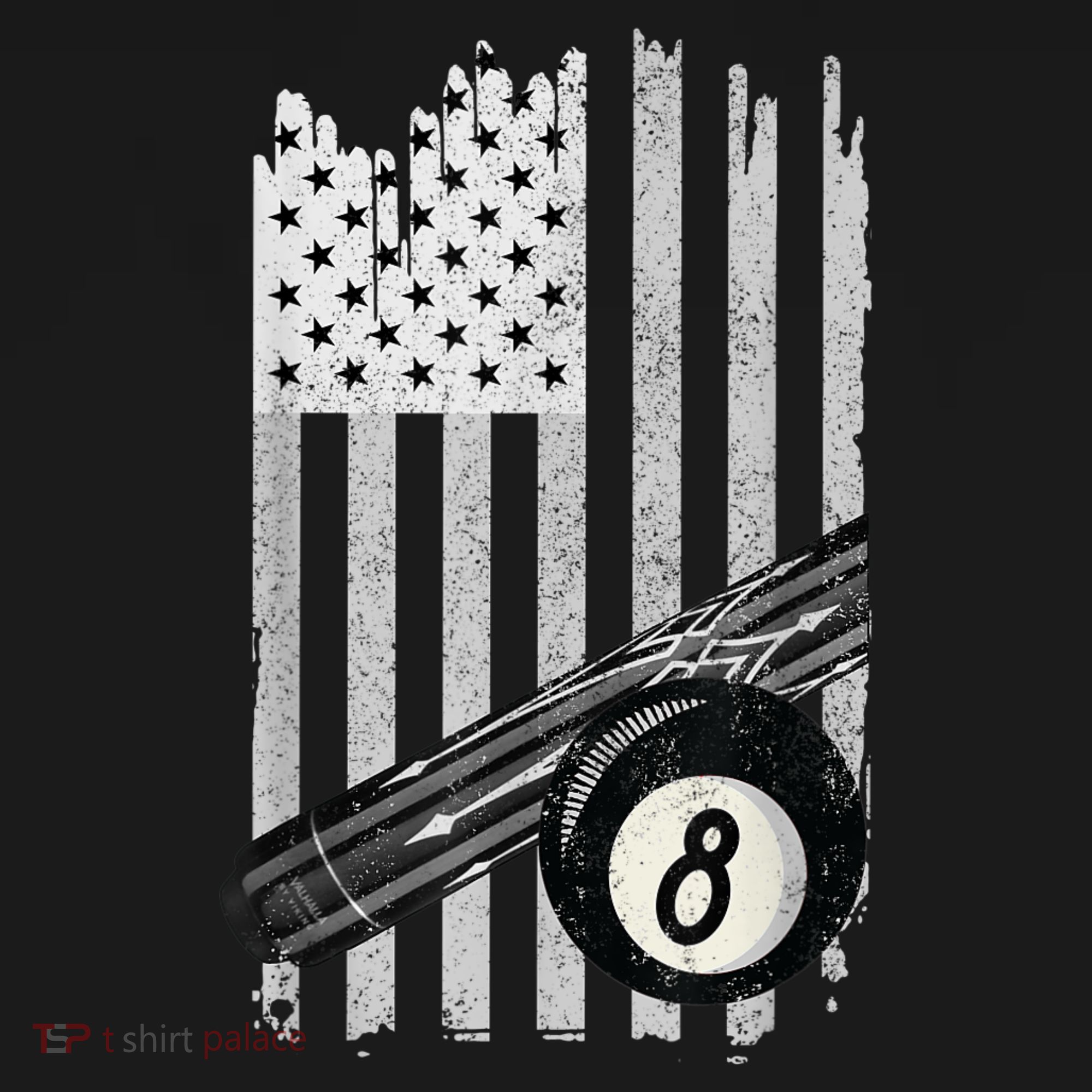 American Flag Pool Table Billiard 8 Ball Wear Kids Sweatshirt