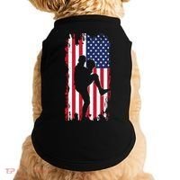 American Flag Pitcher Baseball Apparel Great Gift Baseball Gift Doggie Tank thumb 0