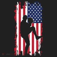 American Flag Pitcher Baseball Apparel Great Gift Baseball Gift Beanie thumb 2