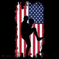 American Flag Pitcher Baseball Apparel Great Gift Baseball Gift Women's Hoodie thumb 2