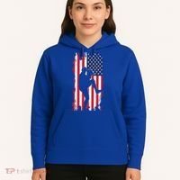 American Flag Pitcher Baseball Apparel Great Gift Baseball Gift Hoodie thumb 5