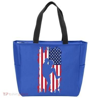 American Flag Pitcher Baseball Apparel Great Gift Baseball Gift Tote Bag