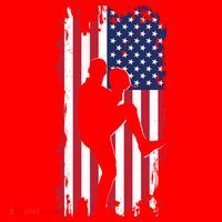 American Flag Pitcher Baseball Apparel Great Gift Baseball Gift Santa Hat thumb 1