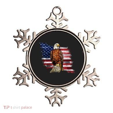 American Flag Patriotic Eagle Vintage Ornament