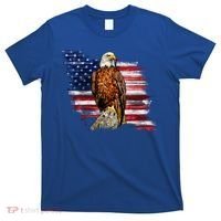 American Flag Patriotic Eagle Vintage T-Shirt thumb 0