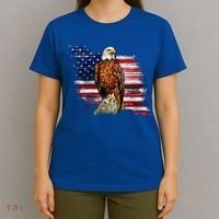American Flag Patriotic Eagle Vintage T-Shirt thumb 4