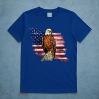American Flag Patriotic Eagle Vintage T-Shirt thumb 5