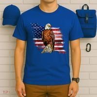 American Flag Patriotic Eagle Vintage T-Shirt thumb 6
