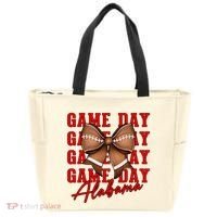 Alabama Football Pretty Coquette Style Bow Tote Bag thumb 0