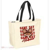 Alabama Football Pretty Coquette Style Bow Tote Bag thumb 2