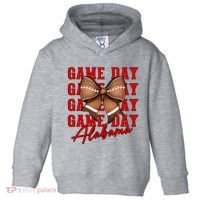 Alabama Football Pretty Coquette Style Bow Toddler Hoodie thumb 0