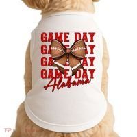 Alabama Football Pretty Coquette Style Bow Doggie Tank thumb 0
