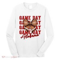 Alabama Football Pretty Coquette Style Bow Long Sleeve Shirt thumb 0
