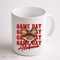 Alabama Football Pretty Coquette Style Bow Coffee Mug thumb 1