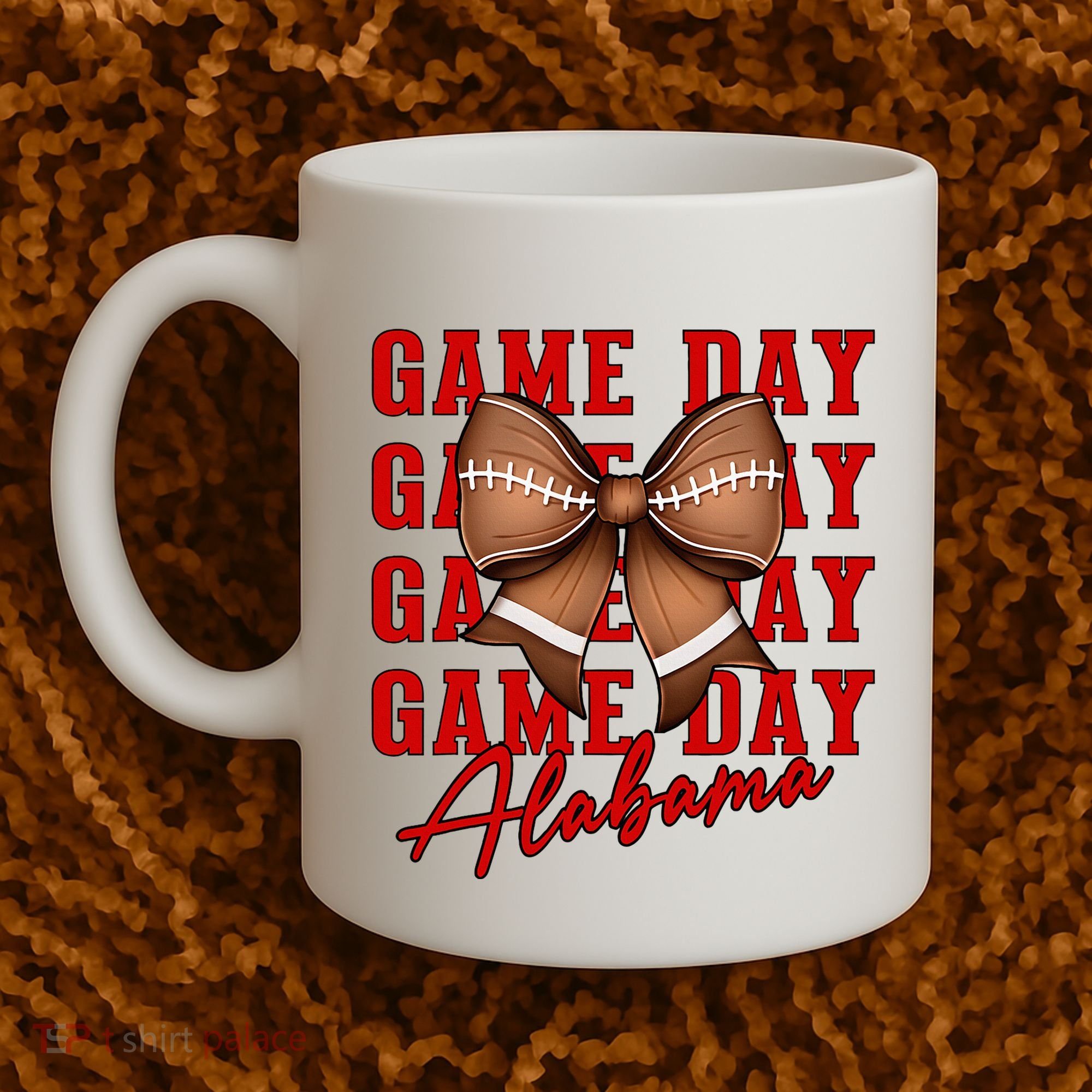 Alabama Football Pretty Coquette Style Bow Coffee Mug