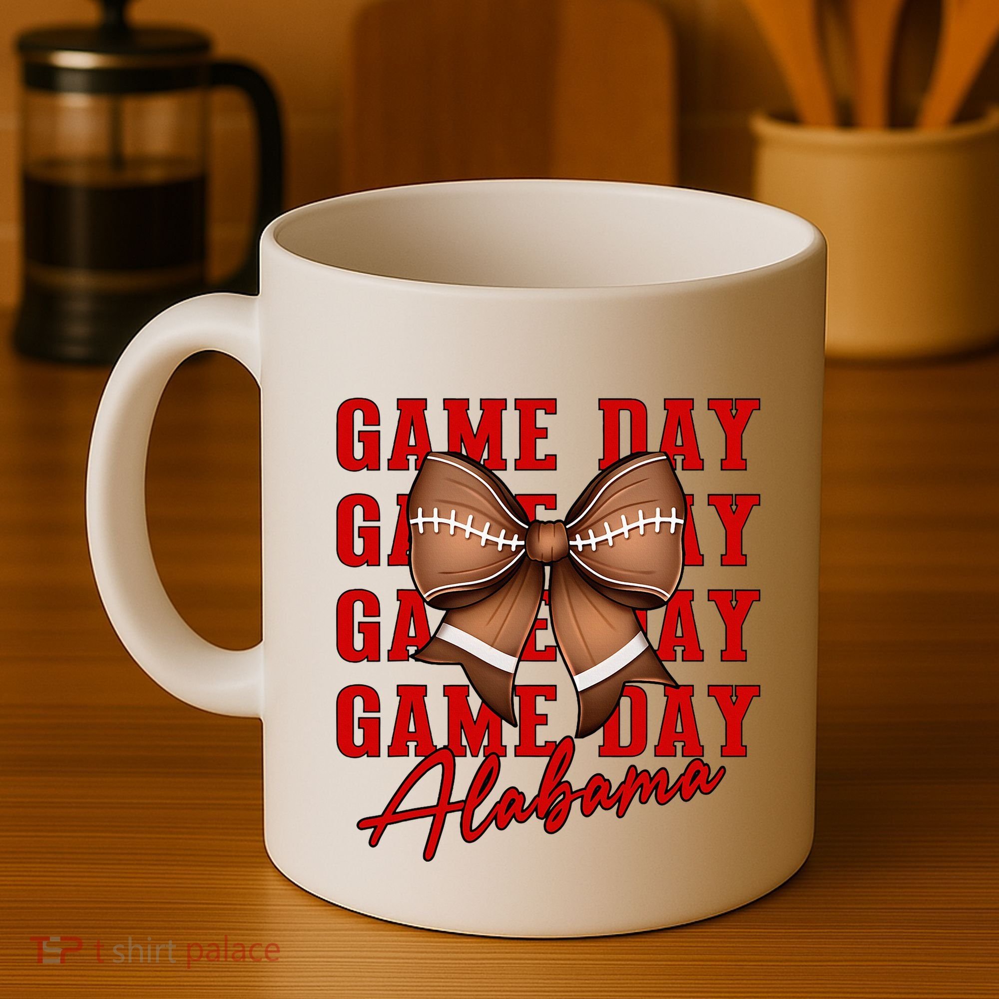 Alabama Football Pretty Coquette Style Bow Coffee Mug