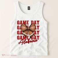 Alabama Football Pretty Coquette Style Bow Tank Top thumb 2