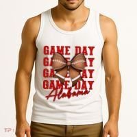 Alabama Football Pretty Coquette Style Bow Tank Top thumb 3