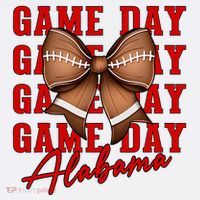 Alabama Football Pretty Coquette Style Bow Visor thumb 3