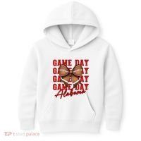 Alabama Football Pretty Coquette Style Bow Kids Hoodie thumb 0