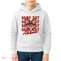 Alabama Football Pretty Coquette Style Bow Kids Hoodie thumb 4