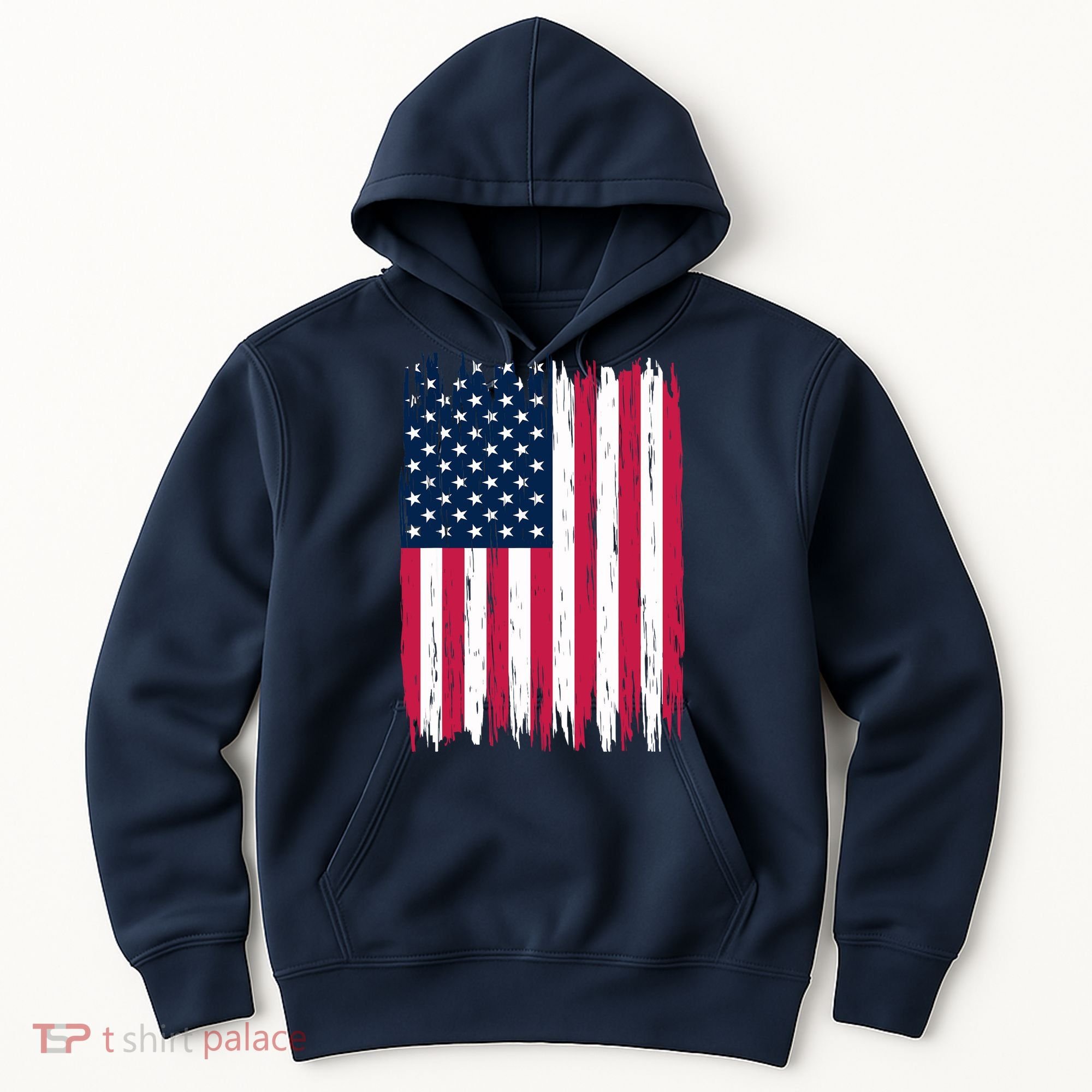 American Flag Patriotic 4th of July Independence Day Hoodie