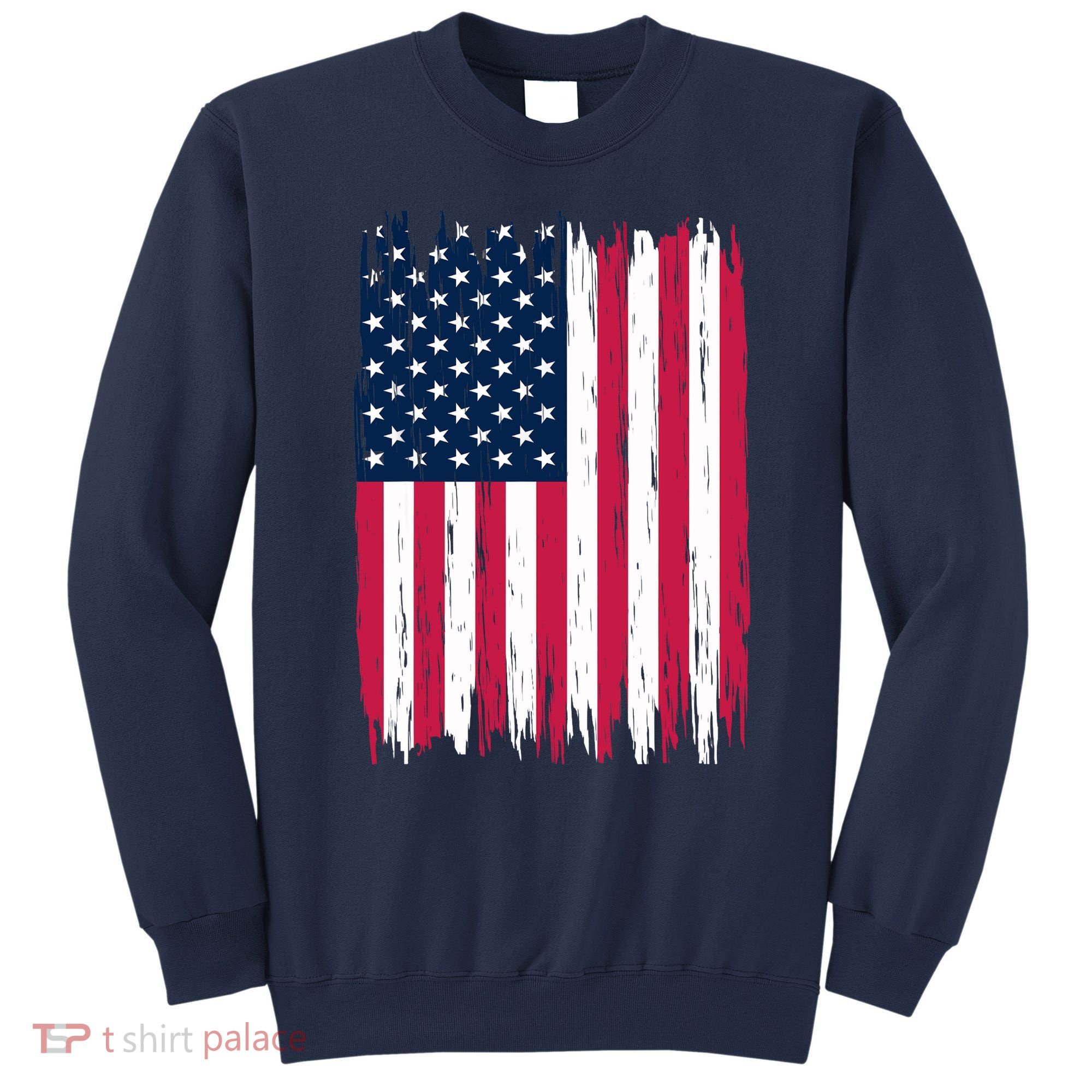 American Flag Patriotic 4th of July Independence Day Sweatshirt