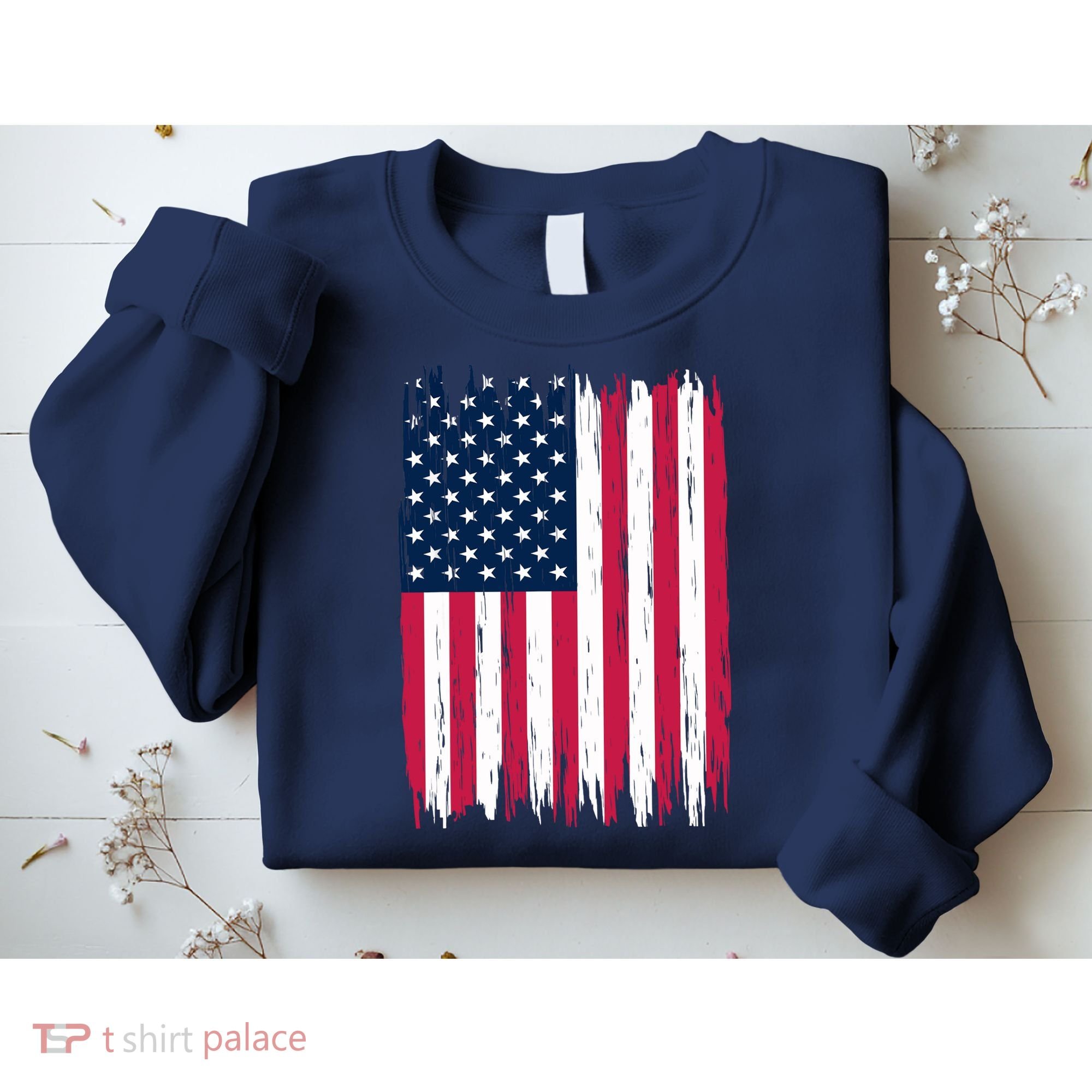 American Flag Patriotic 4th of July Independence Day Sweatshirt