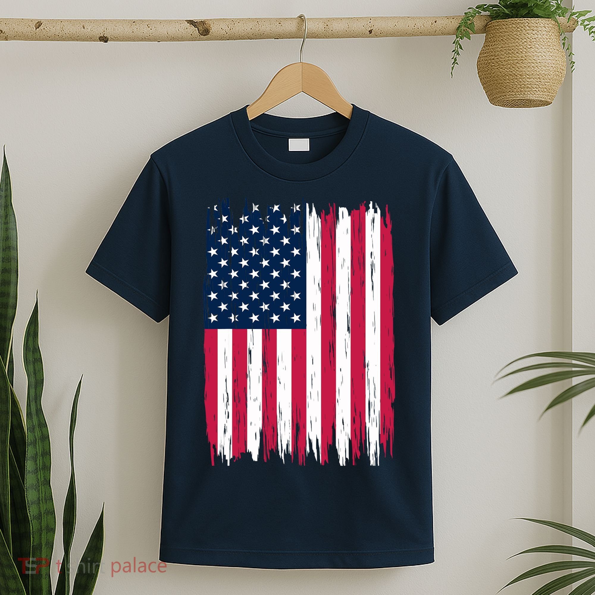 American Flag Patriotic 4th of July Independence Day T-Shirt