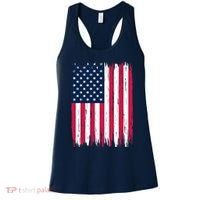 American Flag Patriotic 4th of July Independence Day Women's Tank Top thumb 0