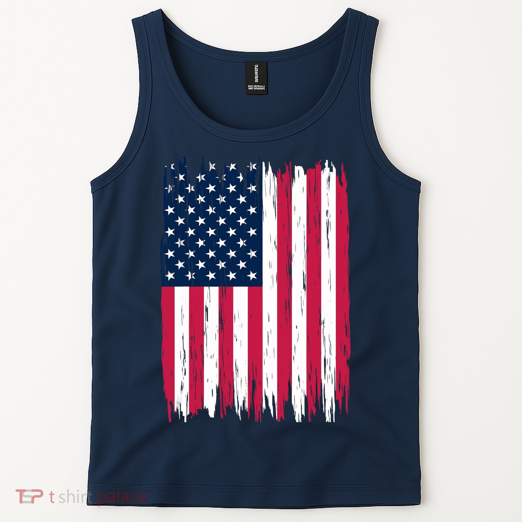 American Flag Patriotic 4th of July Independence Day Tank Top